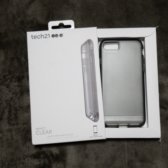 tech21 Accessories - TECH21 IMPACT CLEAR SMOKEY CELL PHONE CASE IPHONE